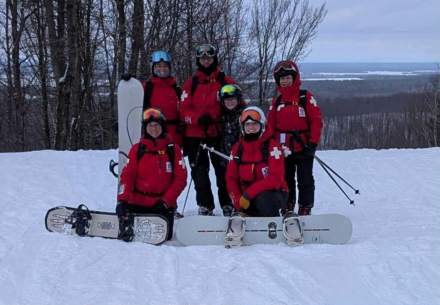 Patrouille sur la montagne